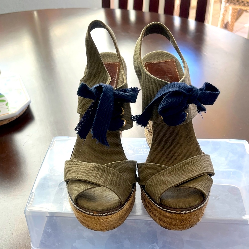 Tory Burch Canvas platform  Espadrilles